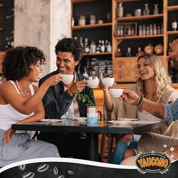 Yaucono Coffee Arabica Medium Roast Ground Roasted and Bagged in Puerto Rico 8 Ounce (Pack of 3)