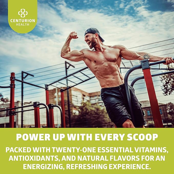 Just Energy Drink Powder Refreshing Mixed Berry Energy Drink Mix with 21 Energy-Boosting Ingredients Includes B Vitamins Choline Zinc Chromium and Inositol 30 Servings