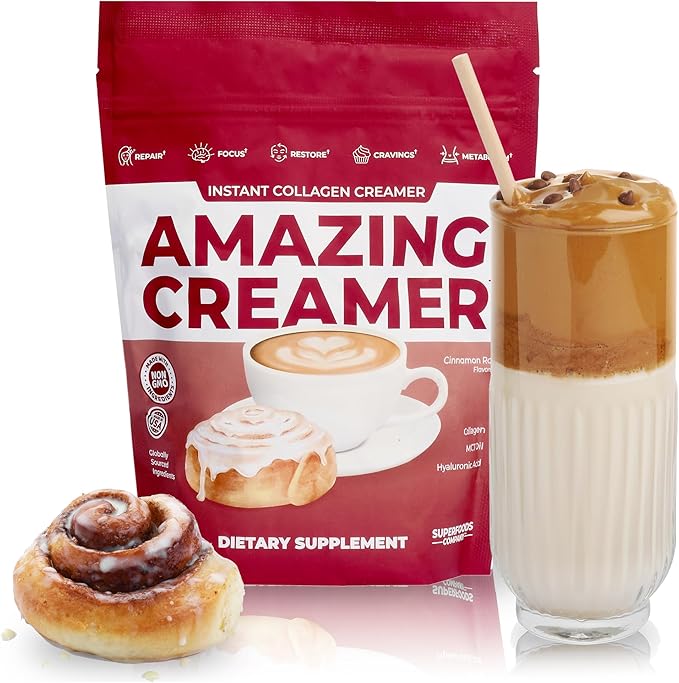 Superfoods Company | Amazing Creamer - Cinnamon Roll- 2 Bag Bundle