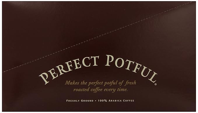Coffee Masters Perfect Potful Vanilla Nut Creme Ground Coffee 1.5-Ounce Packets (Pack of 12)