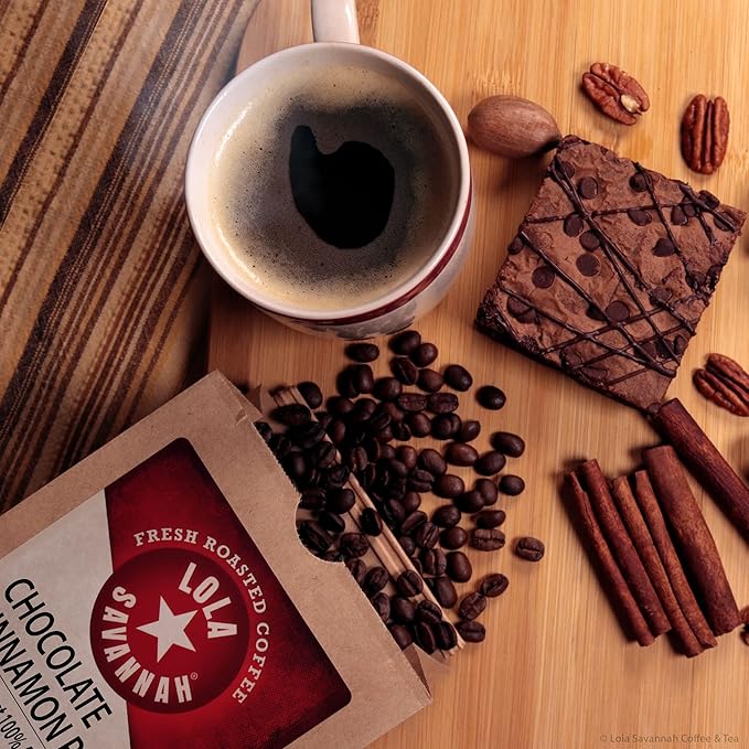Lola Savannah Chocolate Cinnamon Pecan Ground Caffeinated Coffee 2lb