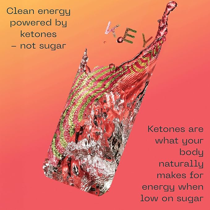 KEY 24-Pack Combo Bundle - Ketone Energy Drink - Variety Pack 12pk &amp Ginger Lime 12pk - Sugar Free All Natural Long Lasting Energy