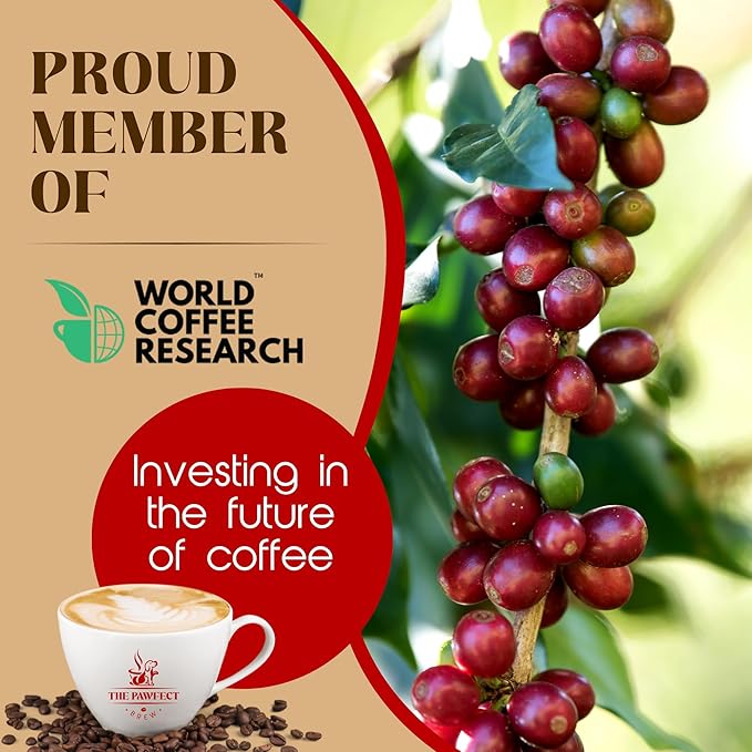 Dog Lover’s Coffee – French Vanilla by The Pawfect Brew | Medium Roast Ground Coffee 1 lb Bag | Naturally Flavored Freshly Roasted to Order | 25% Profits Donated to Animal Rescue