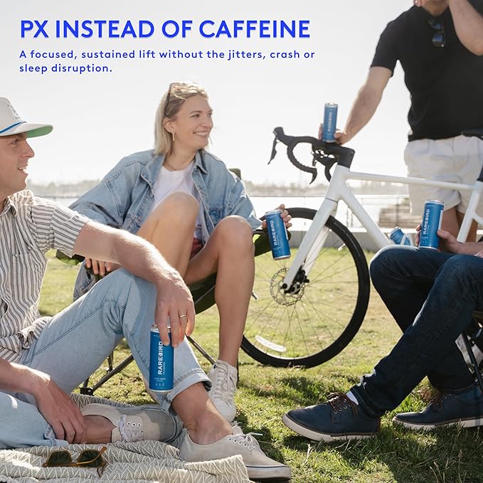 Rarebird Px Cold Brew Coffee Unsweetened 12 fl oz Cans (Pack of 12) Smooth Balanced Energy from Px Specialty Grade Coffee Beans Ready-to-Drink