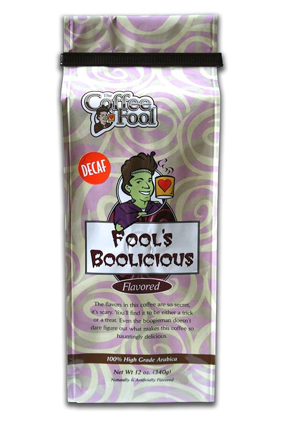 The Coffee Fool Fool's Whole Bean Decaf Boolicious 12 Ounce