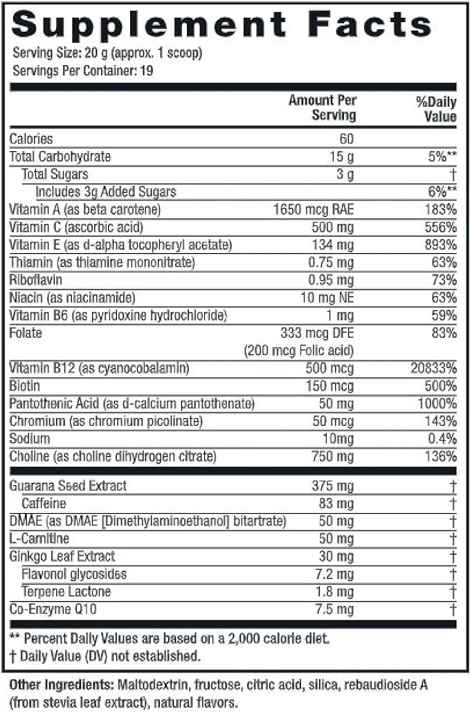 Twinlab Choline Cocktail - Brain Health Support - Energy Supplement for Men &amp Women - 13.33 oz