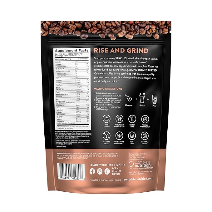 Complete Roast 3-Pack Caramel Frappe Iced Coffee and Vanilla (Caramel Frappe Mocha Latte Mocha Peanut Butter)
