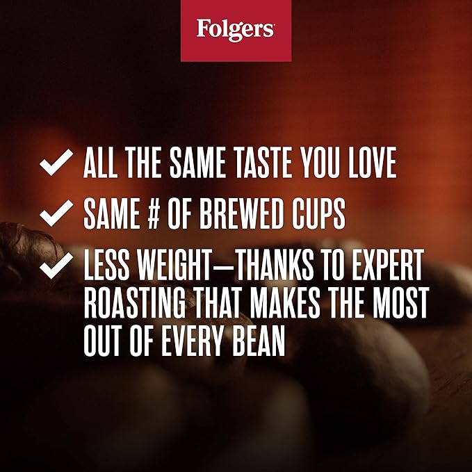 Folgers Breakfast Blend Mild Roast Ground Coffee 22.6 Ounces (Pack of 6)