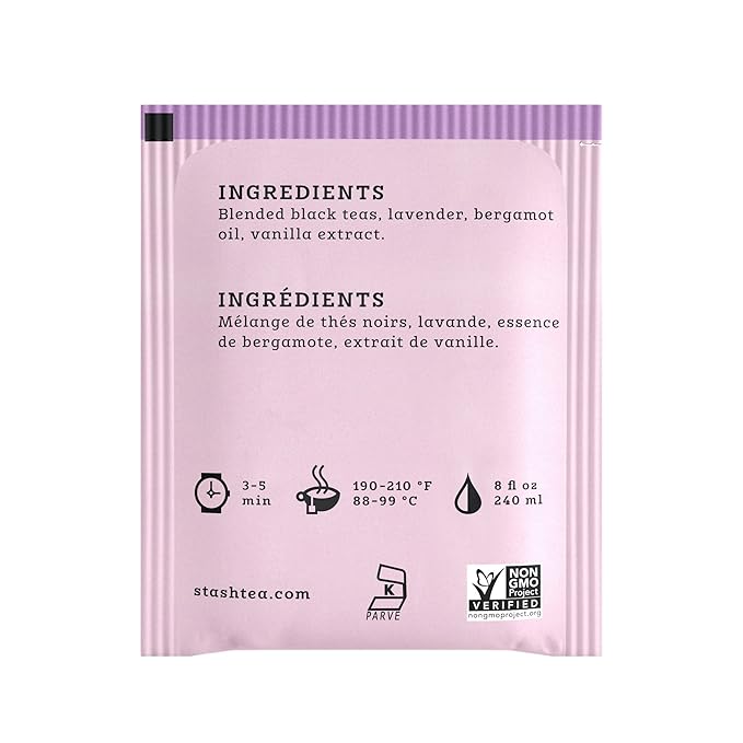 Stash Tea Breakfast In Paris Black Tea - Caffeinated Non-GMO Project Verified Premium Tea with No Artificial Ingredients 18 Count (Pack of 6) - 108 Bags Total