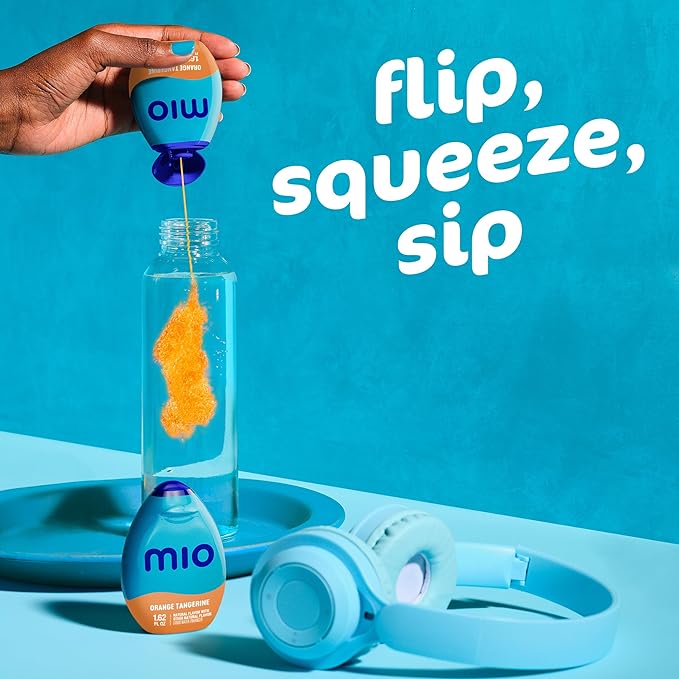 Mio Water Enhancement Variety Pack Includes 3 Orange Tangerine and 3 Sweet Tea 1.62 Fl Oz each (Pack of 6)