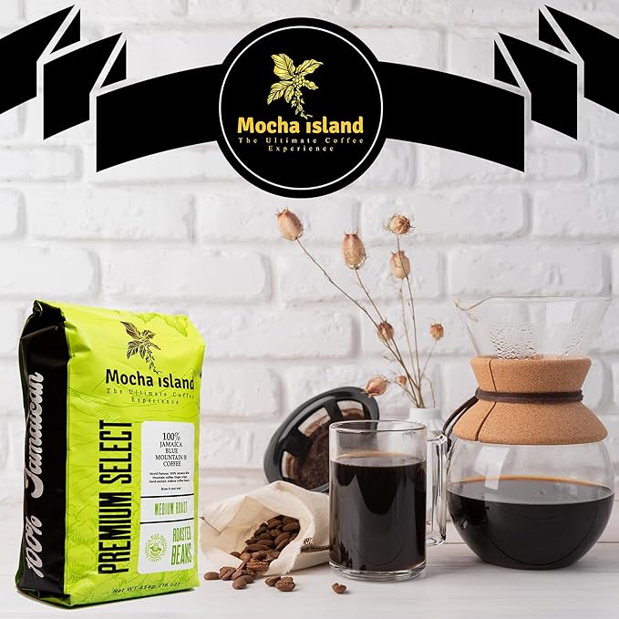 Mocha Island Coffee Jamaican Coffee Beans (1lb)
