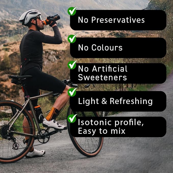 Flavoured Electrolyte Powder - Organic Isotonic Hydration Powder with Electrolytes Drink | Fast Delivery Energy Drink with High Carbohydrates and Sodium | 45 Single Servings | TORQ