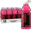 vitaminwater Power-C Dragonfruit Nutrient Enhanced Flavored Water Beverage 20 fl oz Bottles 12 Pack