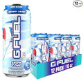 G Fuel Energy Drink Snow Cone Sugar Free Beverage with 300mg Caffeine Daily Energy Boost with Focus Amino Vitamin + Antioxidants 16 oz Cans (Snow Cone 12-Pack)