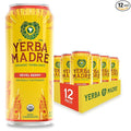 Yerba Madre Organic Yerba Mate Revel Berry 150mg Natural Caffeine Energy Drink Alternative No Jitters or Crash 15.5 Oz Cans (Pack of 12)