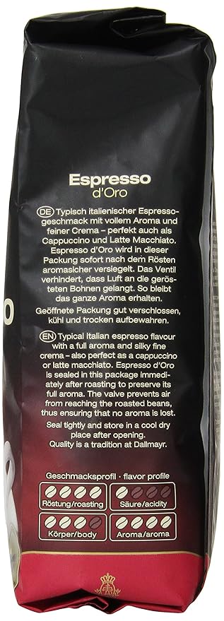 Dallmayr Espresso d'Oro Whole Bean Coffee 17.6 Ounce