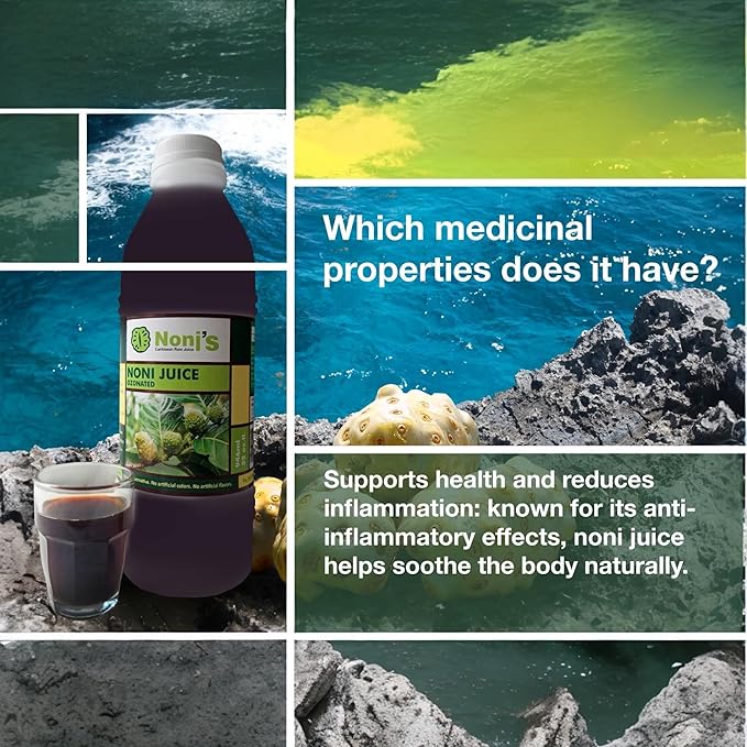 Frutos Pachamama Organic Noni Juice 100% Pure – Raw Ozonated Noni Extract from Dominican Republic | Natural Superfood Drink | Immune Booster &amp Anti-Inflammatory Support 1Bottles 32Oz