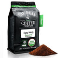 The Bean Organic Coffee Company Egg Nog Medium Roast Ground Coffee 16-Ounce Bag Café molido tostado orgánico