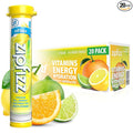 Zipfizz Daily Energy Drink Powder Citrus 20 Pack 3-in-1 Sustained Energy Rapid Hydration and Essential Vitamins Sugar-Free Electrolyte Powder Contains Vitamin B-12 &amp Antioxidants