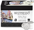 Bestpresso Coffee Italian Roast Single Serve K-Cup 72 Count (Compatible with 2.0 Keurig Brewers) 6 packs of 12 cups