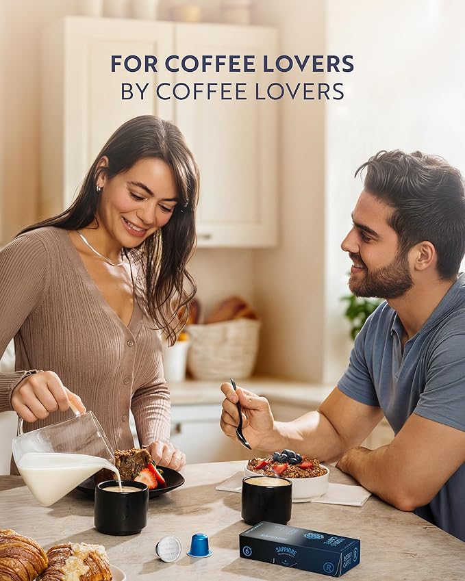 ROSSO CAFFÈ Espresso Coffee Pods for Nespresso Original Machines - 80 Capsules Variety Pack 8 Signature Flavors Medium to Dark Roast - Made in Italy