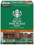 Starbucks Pike Place Decaffeinated Coffee Single-Serve K-Cup 24 Count