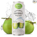 CoCo Joy Natural Coconut Water Low-Calorie High-Calcium Nutrient-Rich Drink 12 pack