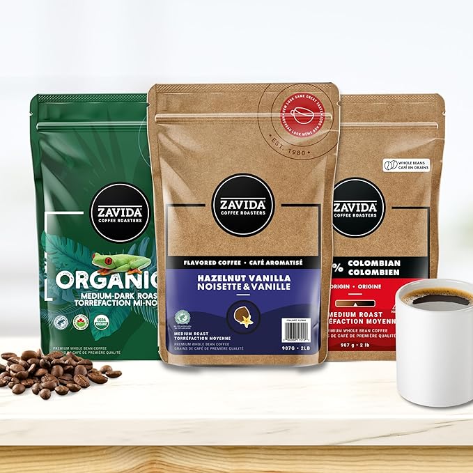Zavida Coffee Whole Beans 2 pounds (Organica)