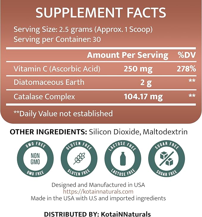 PureRadiance Hair Revive– All-In-One Elemental Formula – Food-Grade DE Rich in Silica &amp High-Potency Vitamin C – Supports Collagen Hair Health &amp Gut Function. Unflavored. For Men and Women.