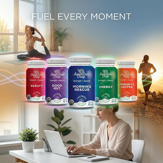 Wellness Shots 12 Pack – Cold Pressed Juice Based Liquid Botanical Shot – 60 ml Ready to Drink Functional Wellness Drink – Daily Routine Format (Immunity Citrus Blend)