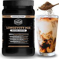 Black Forest Longevity Mix Mocha Coffee 10-in-1 with NMN 250mg Glutathione 250mg TMG Magnesium Glycinate Vitamins D3 K2 C B12 High Polyphenol Cocoa 30 Servings