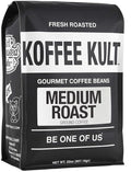 Koffee Kult Koffee Kult Medium Roast Smooth and Flavorful Ground Coffee - Perfect for a Relaxing Cup Anytime (Medium Roast 32oz)