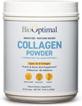 BioOptimal Collagen Peptides Powder - Grass-Fed Pasture-Raised Hydrolyzed Protein Supplement for Skin Hair &amp Nails - Non-GMO Zero Sugar Daily Supplement for Men &amp Women (45 Servings)