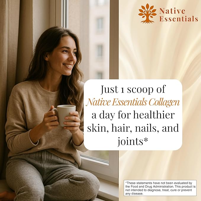 Multi Collagen Peptides Powder Grass Fed - Hydrolyzed Type I III - Hair Skin Nails Joints - 16oz