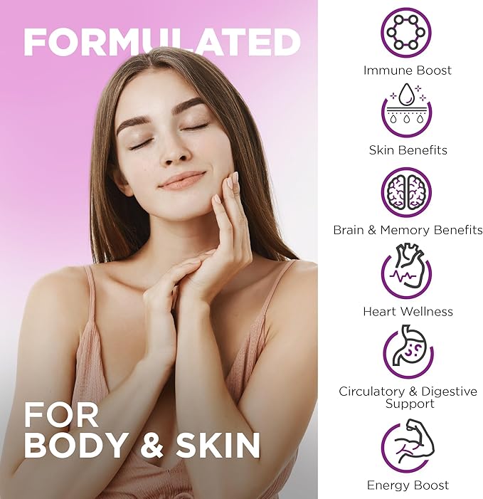 Nutrivein Premium Multi Collagen Capsules &amp Resveratrol Supplement Bundle: High-Absorption Trans Resveratrol Supplement &amp Multi Collagen Peptides Capsules for Mobility Repair &amp Well-Bein