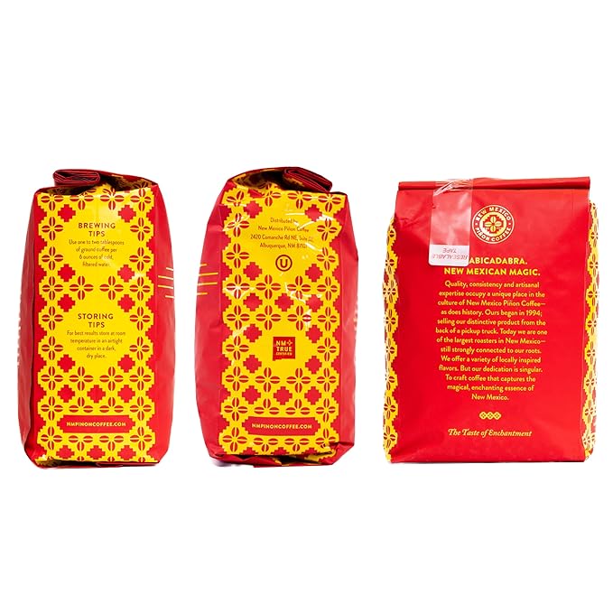 New Mexico Piñon Coffee Naturally Flavored Coffee (Traditional Piñon Whole Bean Decaf 2 pound)