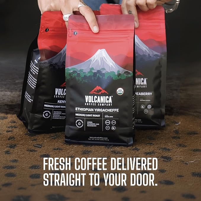 Jamaica Blue Mountain Coffee Blend Ground Fresh Roasted 16-ounce