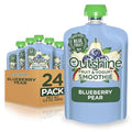 Outshine Fruit &amp Yogurt Smoothie Blueberry Pear 24-Pack of 3.5oz Fruit &amp Yogurt Pouches