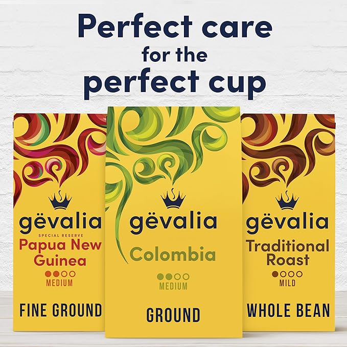 Gevalia Colombia Medium Roast Ground Coffee (4 ct Pack 20 oz Bags)