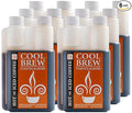 CoolBrew Toasted Almond 6 Pack - 16 DRINKS PER BOTTLE - Fresh Cold Brew Liquid Concentrate - For Iced or Hot Coffee Unsweetened No Preservatives