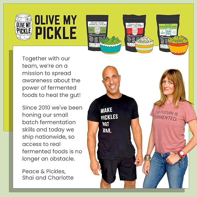 Olive My Pickle Probiotic Pickle Juice - 39 Ounces | 2 Pack of LiveBrine Dragon Fruit &amp Strawberry Pickle Juice with Natural Probiotics and Digestive Enzymes for Gut Health - 26 Pickle Shots