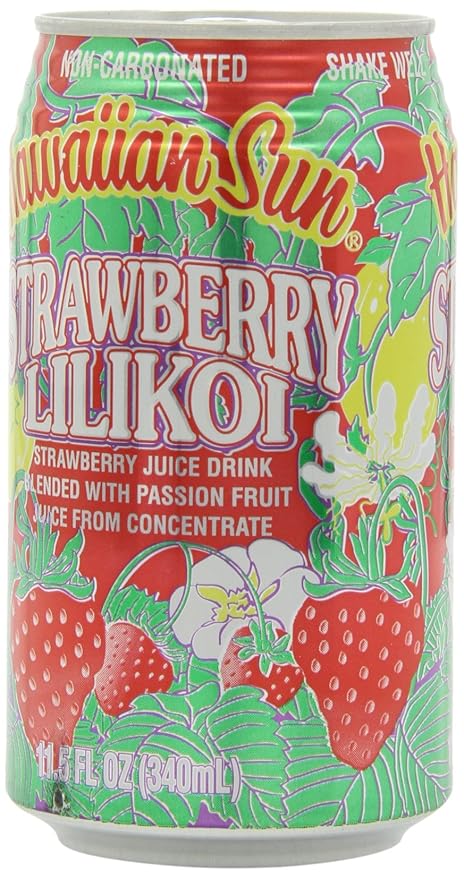 Hawaiian Sun Lilikoi Strawberry 11.5-Ounce (Pack of 24)