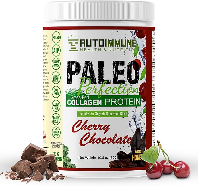 Collagen Protein Powder Without Stevia - Non GMO Collagen Powder for Women with Carrot Broccoli Apple Fiber - Paleo Keto 300g Grass Fed Beef Protein Powder &amp Superfood Blend by Autoimmune