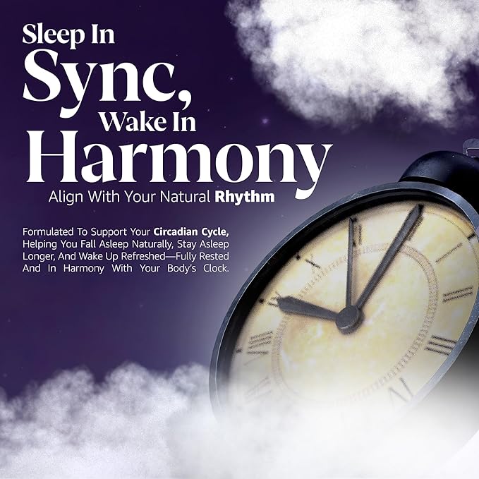 Premium Sleep Supplement: Vegan Night Capsules with Melatonin Valerian Root &amp Magnesium Gycinate - Deep Sleep Aid for Conscious Rest Reduced Nighttime Awakenings - 30 Day Supply
