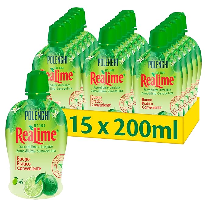 Polenghi Lazy Lime Lime Juice 15 x 200ml