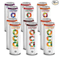 OCA ZERO Variety Pack Organic energy drink zero sugar gluten-free vegan plant-based 12 Fl Oz (12-pack)
