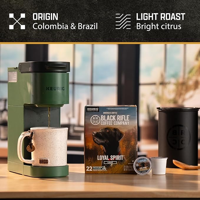 Black Rifle Coffee Company Single Serve Coffee Pods Loyalty Roast Light Roast 88 Count