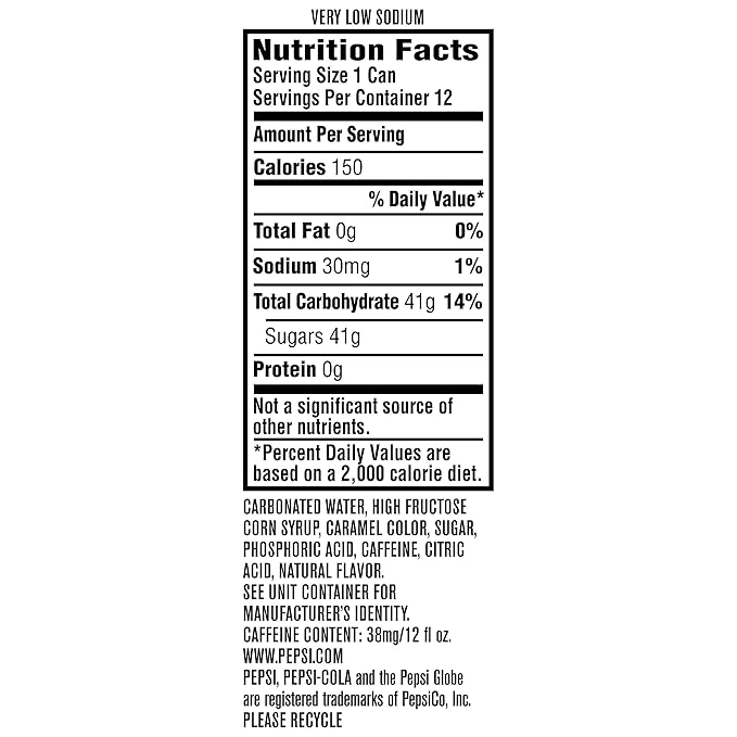 Pepsi Soda Fridge Pack Bundle 12 fl oz 36 Cans (Packaging May Vary)