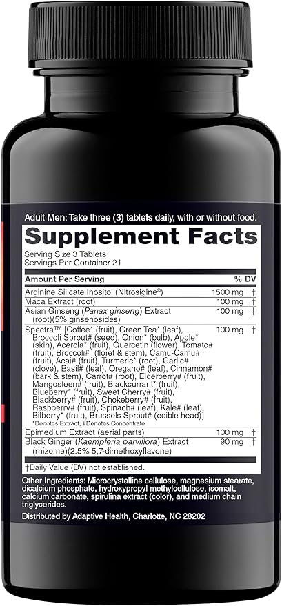 Nugenix Perform Nitric Oxide and Vitality Booster for Men - 63ct