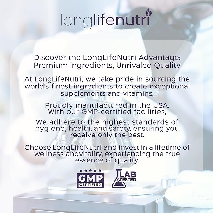 LongLifeNutri Diosmin Hesperidin Complex Vascular Synergy 1000mg/300mg for Optimal Circulation &amp Vein Support: 240 Capsules 120 Servings 4-Month Supply Made in USA